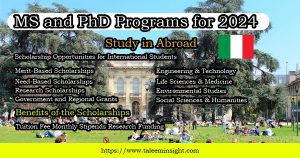 Read more about the article Scholarships for MS/PhD Programs at the University of Milan 2024