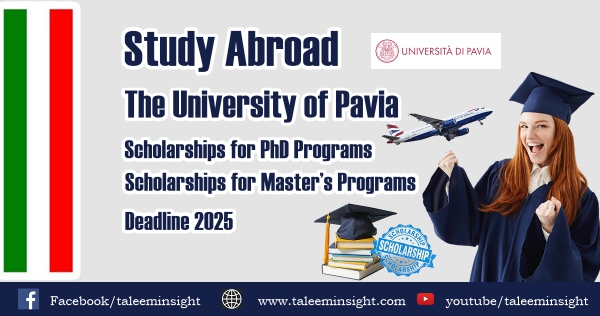 Read more about the article University of Pavia Master’s & PhD Programs & Scholarships